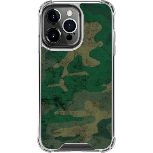 Camouflage iPhone 16 Pro Clear Case